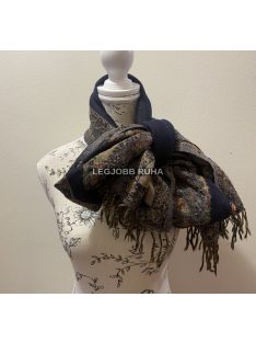   Nagy méretű klasszikus paisley mintás, rojtos szélű sál. Kétoldalas kivitelűek.